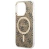 Guess GUHMP14LH4STW iPhone 14 Pro 6.1brązowy/brown hardcase 4G MagSafe